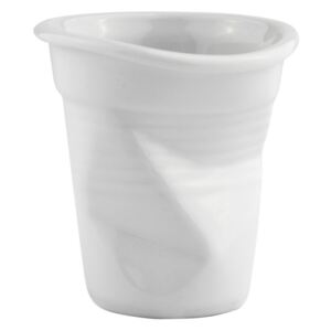 Cană/pahar din porțelan KJ Collection, 100 ml, alb