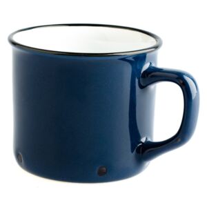 Cană din ceramică Dakls Story Time Over Tea, 230 ml, albastru închis