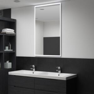 Oglindă cu LED de perete de baie, 60 x 100 cm