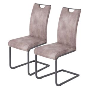 Set de 2 scaune Grayson - bej vintage