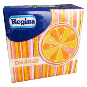 Servetele Regina Party cirese/portocale 30x29 cm 45 bucati