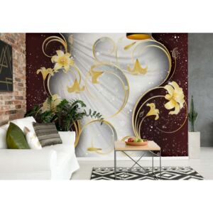 Fototapet - Floral Ornamental Design Papírová tapeta - 184x254 cm