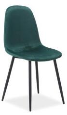Scaun Bucatarie Si Dining Fox Catifea Verde Tap.89