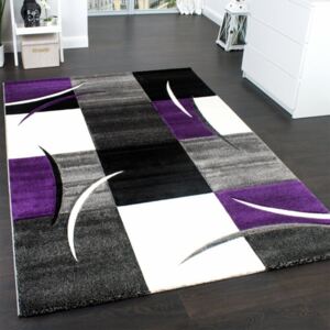 Covor Perla, mov/negru/gri, 120 x 170 cm