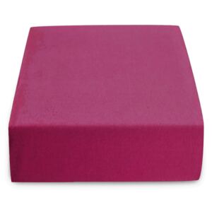 Cearsaf Jersey MICRO roz închis 180 x 200 cm