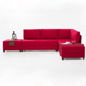 Canapea extensibilă cu 2 blaturi Balcab Home Diana, roşu