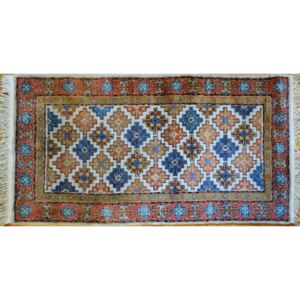 Covor manual turcesc, YARCAAT din lana pe urzeala de bumbac, 200.000 noduri/m², 180 x 90 cm