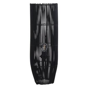 Lampadar bambus negru Arusha Ø 20 cm x 61 h