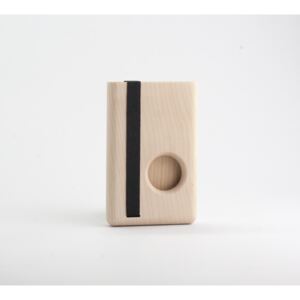 Portvizit / portcard ROUND lemn de arțar - UrbanWood