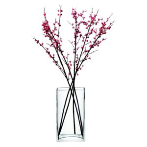 Vază din sticlă LSA Flower Bunch 32 cm, transparentă, Handmade