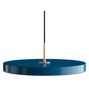 Lampă suspendată Asteria petrol blue Ø 43 x 4 cm - UMAGE