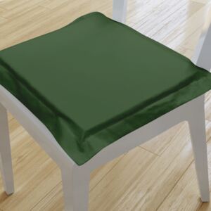 Goldea pernă pentru scaun cu ornamente 38x38 cm - verde închis 38 x 38 cm
