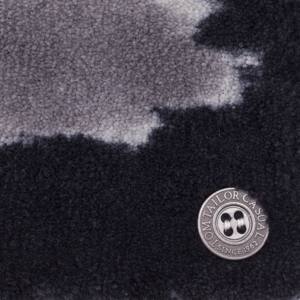 Covor dreptunghiular, Tom Tailor, negru, cu imprimeu crem-gri, 65x135 cm