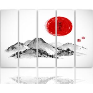 CARO Tablou pe pânză - Landscape Of Japan 3 100x70 cm