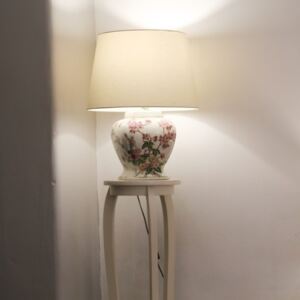 Suport pentru flori Miro din lemn alb 125x30 cm