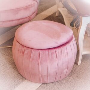 Taburet Pink Blush 60x40 cm