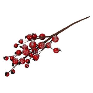 Ramura Berry cu bobite rosii 25 cm