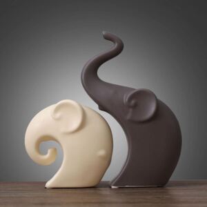 Figurine elefant din ceramica