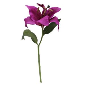 Floare artificiala crin mov 33 cm