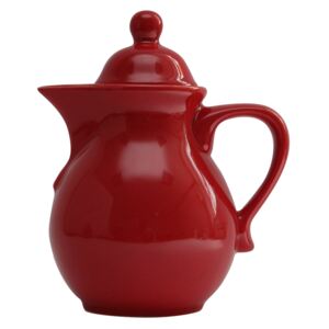 Ceainic din ceramica rosie 22 cm
