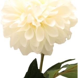 Floare decorativa Dalia alba 60 cm
