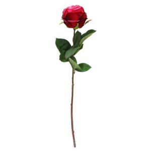 Floare decorativa Trandafir rosu 45 cm