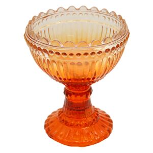 Cupa Volare din sticla Oranj 10x13 cm