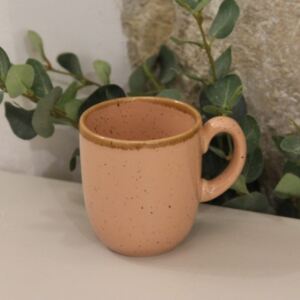 Cana Gardena din ceramica corai 9 cm