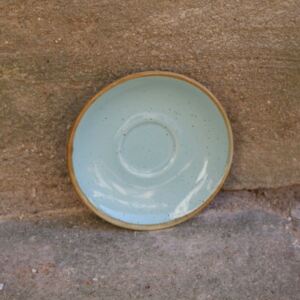 Farfurie de desert Gardena din ceramica turcoaz 14 cm