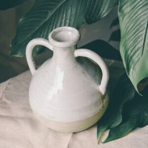 Vaza Adora din ceramica gri 20 cm