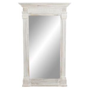 Oglinda Mango din lemn alb 98x159 cm