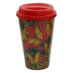 Cana Tropical Red din bambus 14 cm