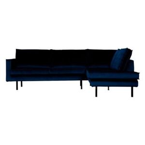 Canapea coltar pe dreapta albastru inchis Rodeo Corner Sofa Dark Blue
