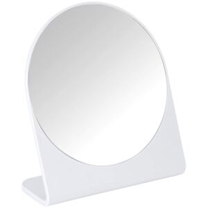 Oglindă cosmetică Marcon, în picioare, Ø 17 cm, alb, WENKO