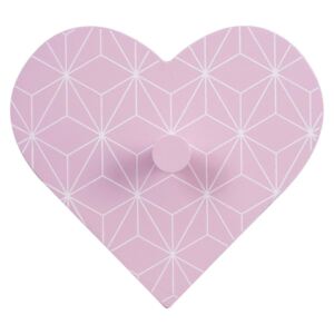 Cuier Heart, lemn, roz