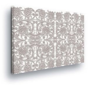 Tablou - Brown-white Pattern 100x75 cm