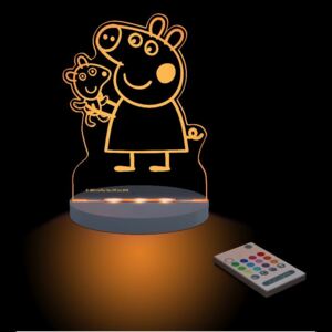 Lampă de veghe cu LED pentru copii Aloka Peppa Pig Teddy