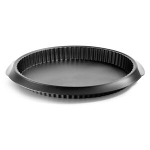 Formă din silicon pentru Quiche Lékué, ⌀ 28 cm, negru