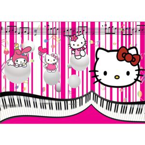 Tapet Fototapet Copii Hello Kitty Muzica Premium 200x300 cm