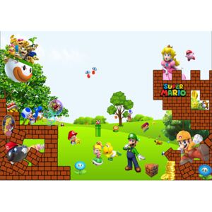 Tapet Fototapet Copii Super Mario Premium 200x300 cm