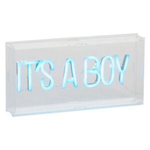 Caseta luminoasa Neon Childhome 30x15 cm, Albastru