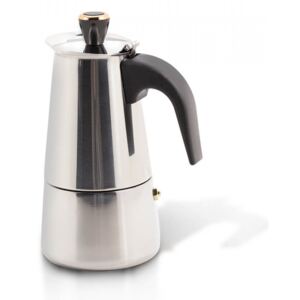 Espressor cafea pentru aragaz (Cafetiera) 6 cesti Black Silver Collection Berlinger Haus BH 6391