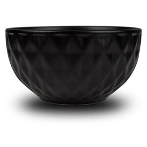 Bol pentru cereale stoneware negru 14 cm Soho classic NAVA 141 123