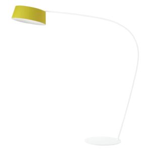 Oxygen 36 W - Lampă de podea LED cu abajur galben