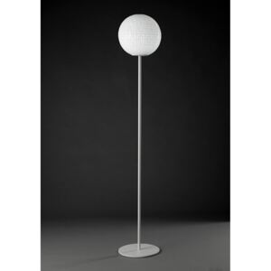 Ball - Lampă de podea albă cu aspect texturat
