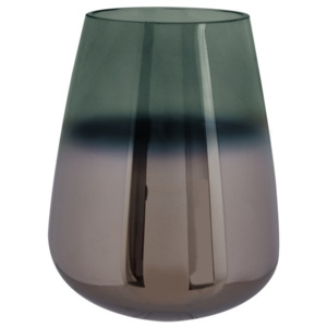 Vază din sticlă PT LIVING Oiled, înălțime 18 cm, verde