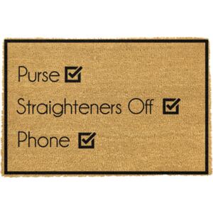 Covor intrare Artsy Doormats Purse Straighteners Phone 40 x 60 cm
