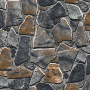 Buvu Tapete de vinil perete de piatră - o combinație de culori
