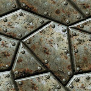 Buvu Tapete de vinil suprafață metalică