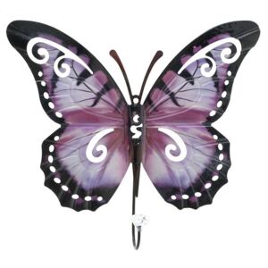 Fluture cuier multicolor fier 32 x 31 cm